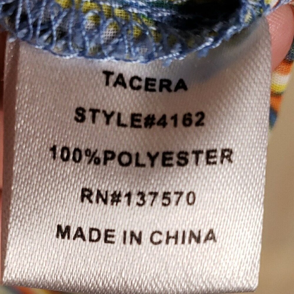 Tacera Multicolor Chevron Tunic Top - Picture 5 of 6
